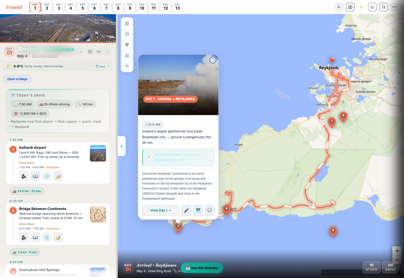 The chat doesn’t just answer — it edits the plan.